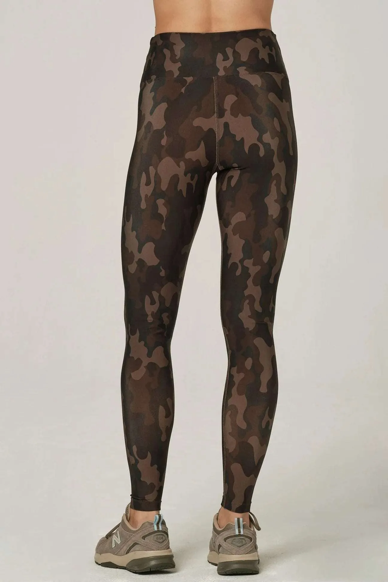 925 Fit Women's 4 EVA Lace Up Leggings - Camo Brown