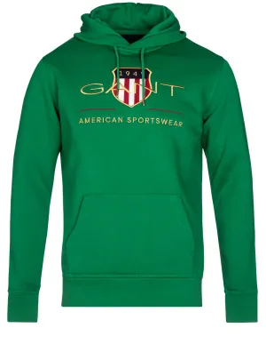 Archive Shield Hoodie Lavish Green