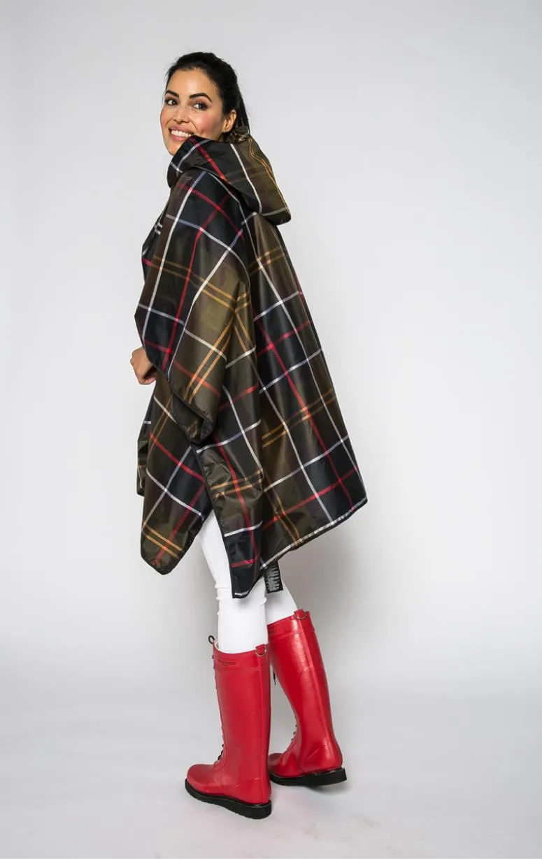 Barbour - Tartan Showerproof Packable Poncho