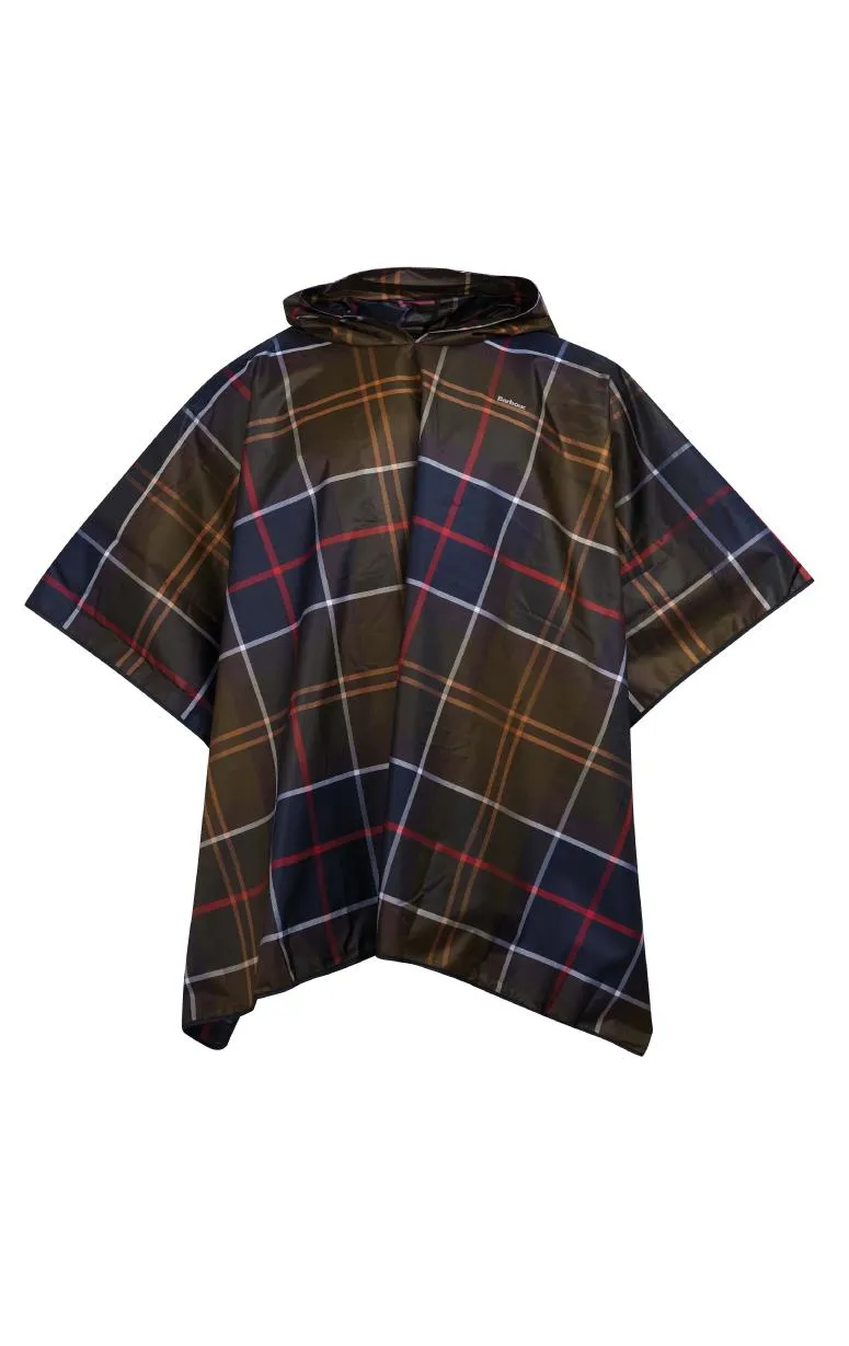 Barbour - Tartan Showerproof Packable Poncho