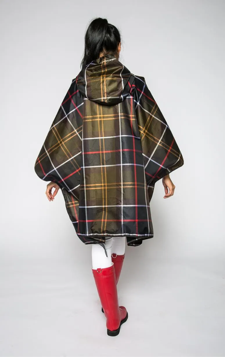 Barbour - Tartan Showerproof Packable Poncho