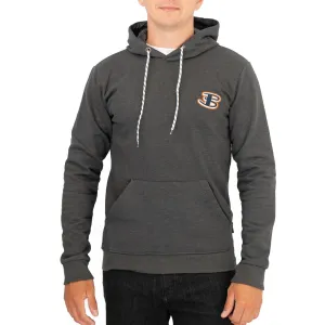 Ben Sherman Mens Logo Hoodie Charcoal Grey