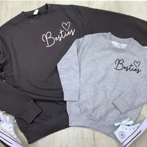 Besties Mini Logo Mum & Kid Matching Sweaters (MRK X)