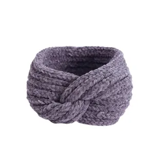 Chenille Style Knitted Winter Headband