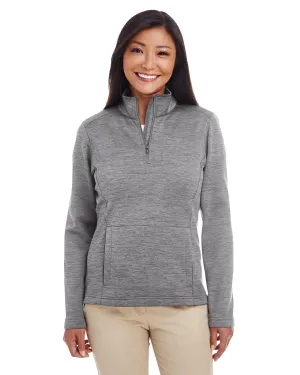 DG798W Devon & Jones Ladies' Newbury Mélange Fleece Quarter-Zip