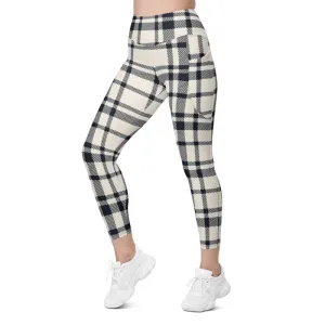 ELEVATED ESSENTIALS, THE PERFECT SIDE POCKET LEGGING CREAM CHECKS