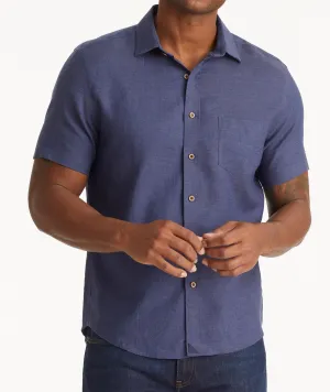 Wrinkle-Resistant Linen Short Sleeve Cameron Shirt